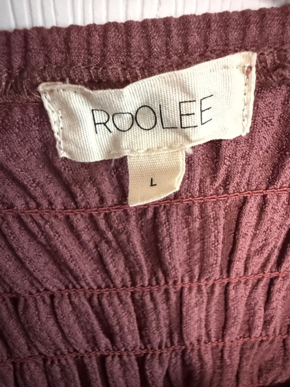 Roolee Square Neck Tiered Maxi Dress in Dusty Mauve - Picture 2 of 3